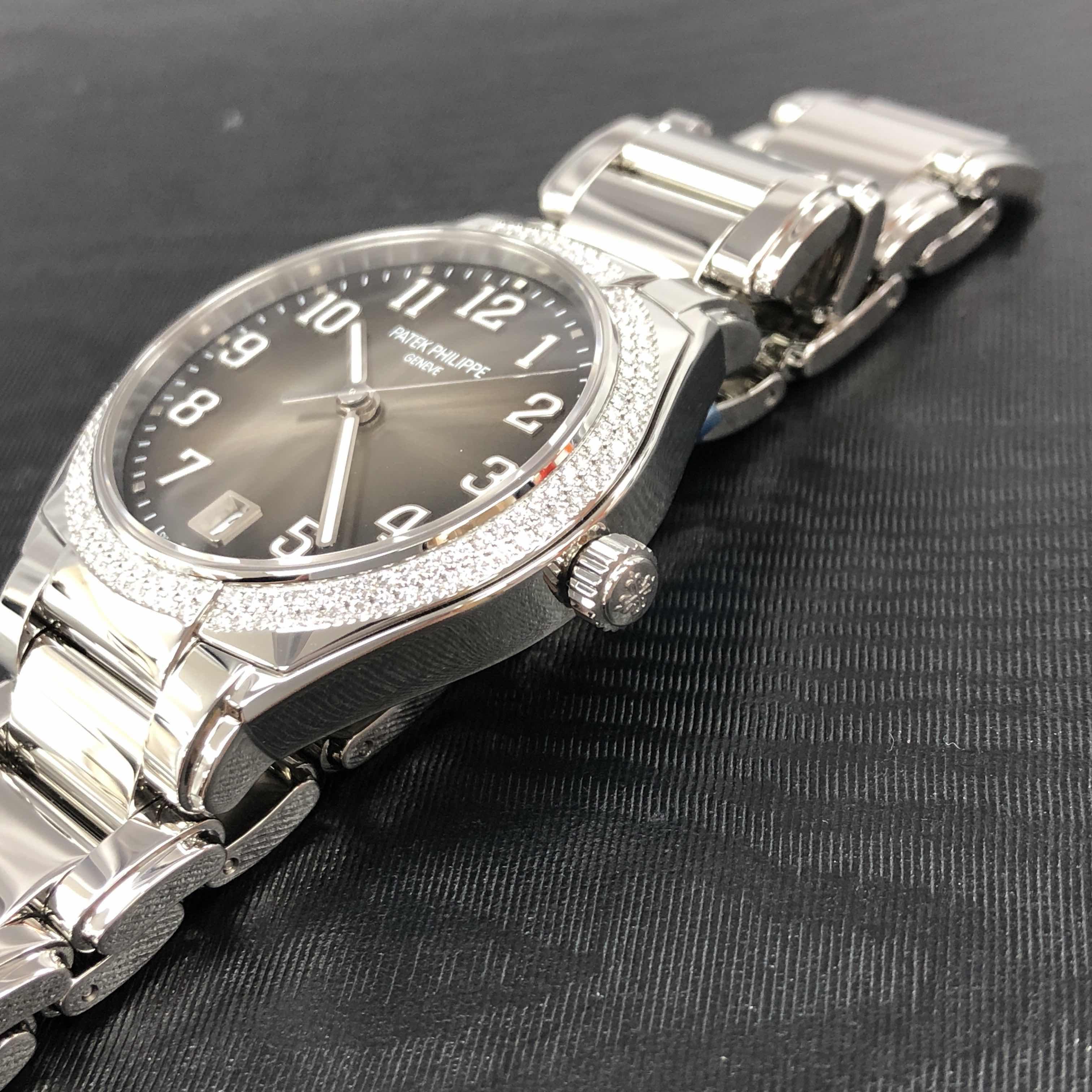 全新patek philippe 百达翡丽 twenty-4 精钢 啡色 自动机芯 7300