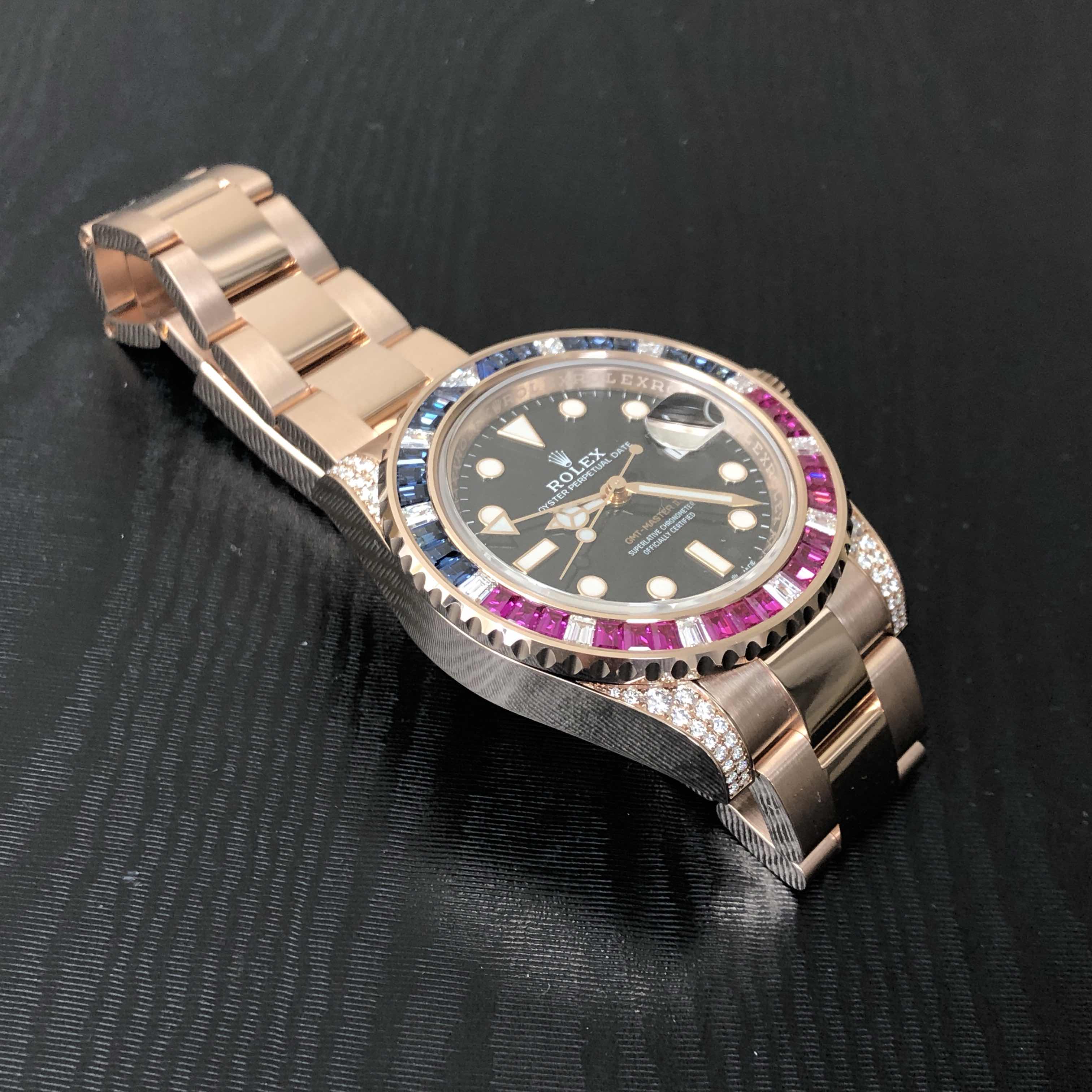 全新rolex 劳力士 格林尼治型 ii 自动机芯 126755saru