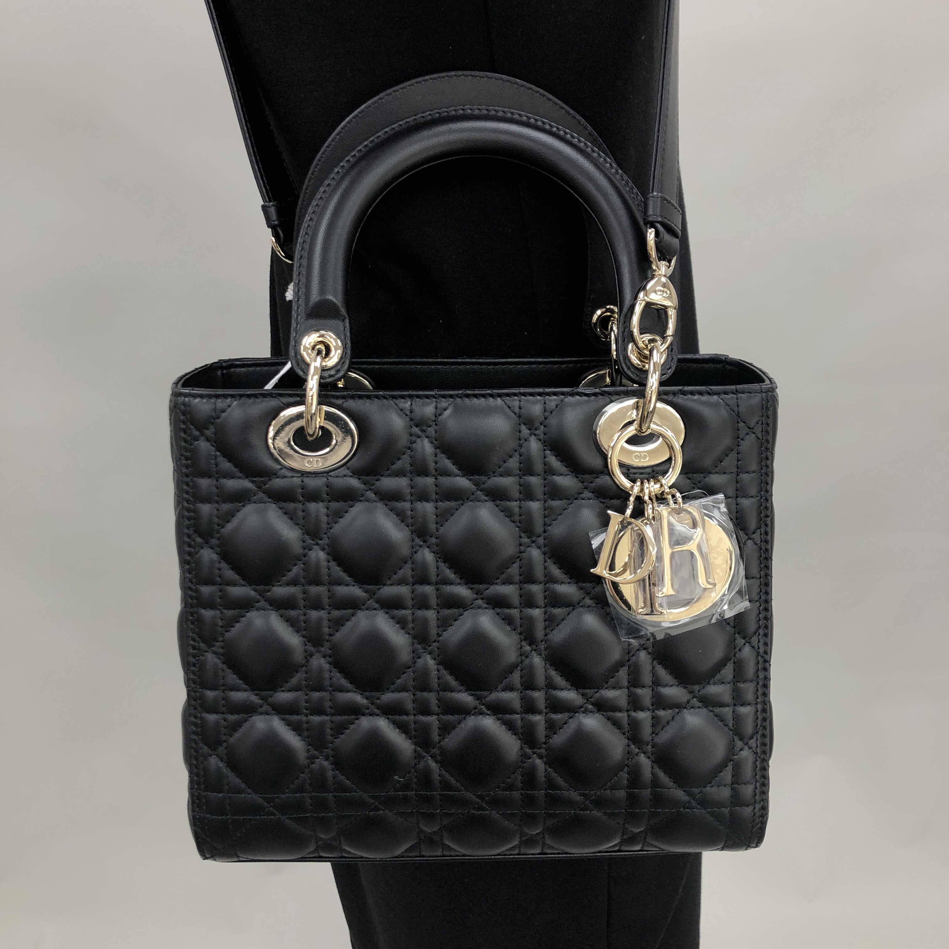 全新christian dior 迪奥 手袋 lady dior m0565 onge