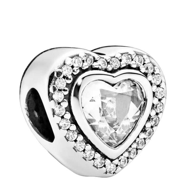 全新pandora 潘朵拉 手链配件 797608cz 纯银 银色
