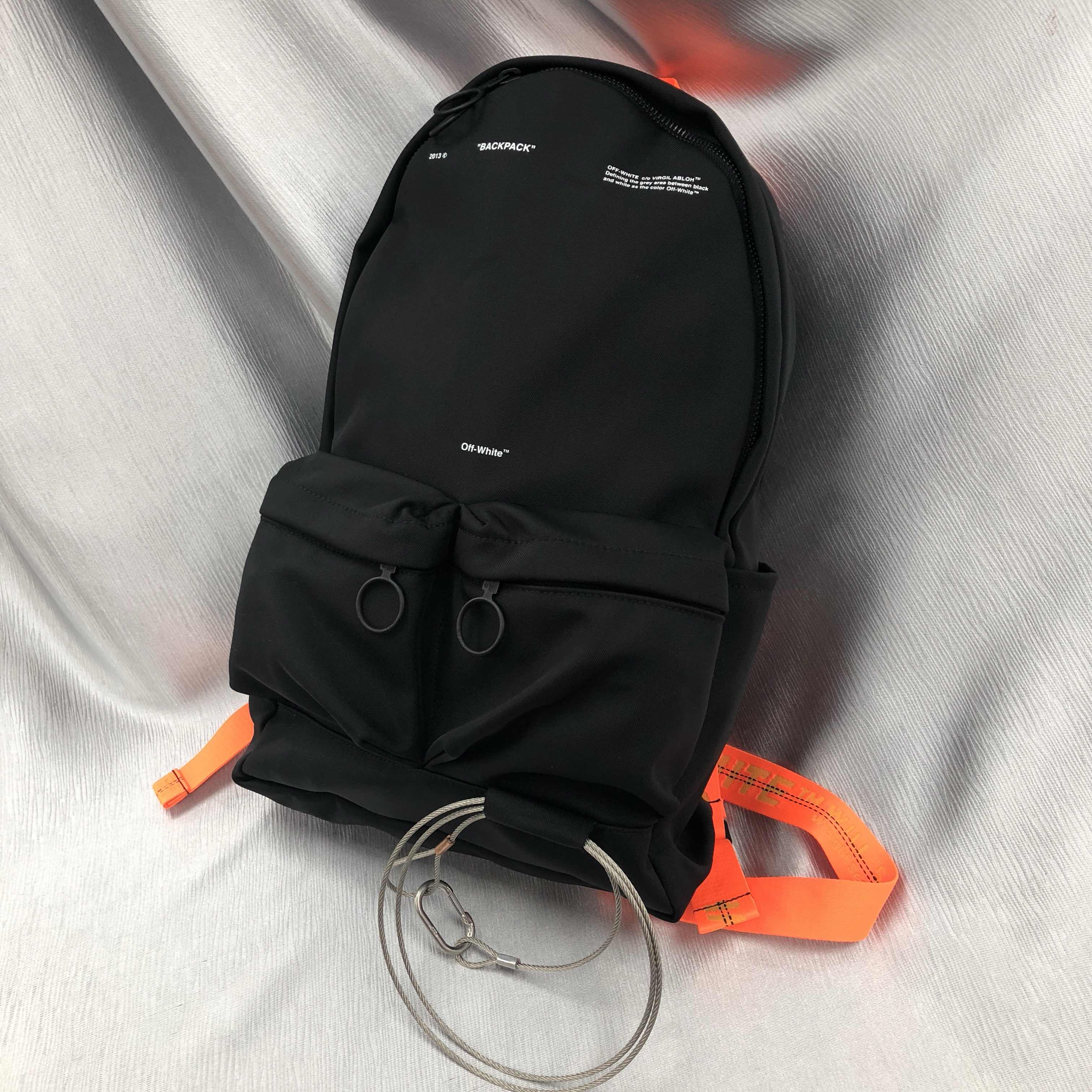 Off white 2024 backpack orange straps