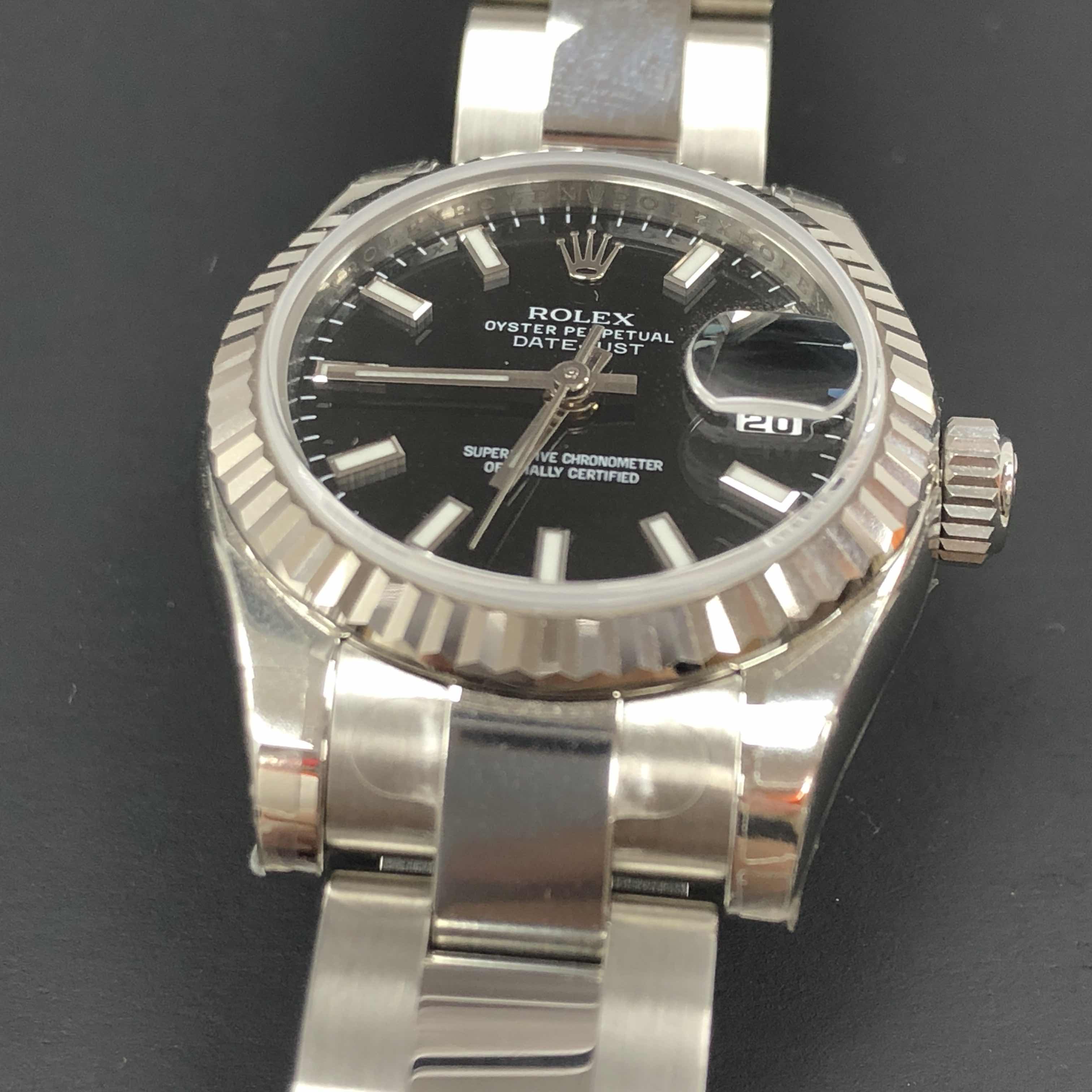 全新rolex 劳力士 女装日志型 自动机芯 179174bkwtbar_o