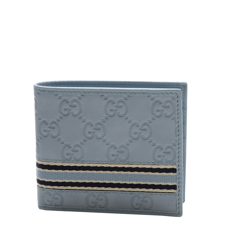 light blue gucci wallet