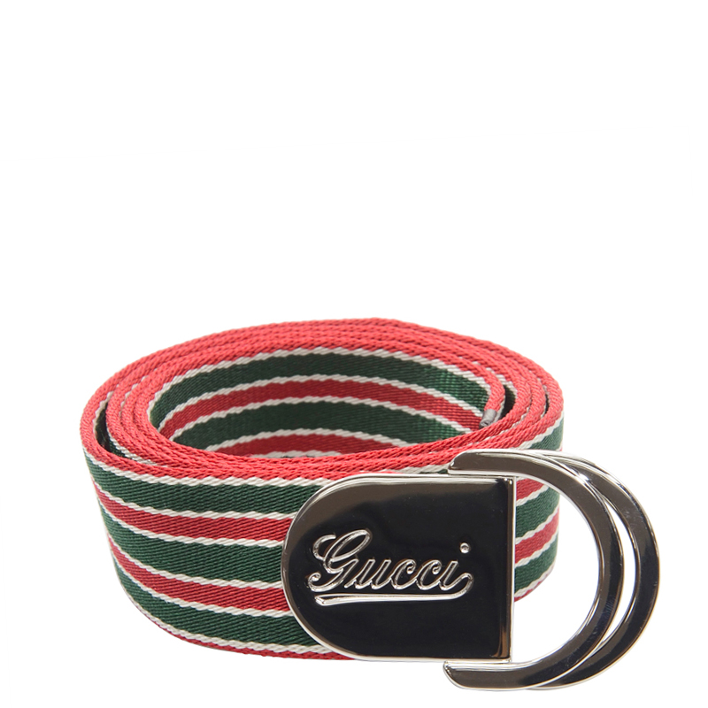 NEW GUCCI BELTS 189812 HDJ3N 6462 CLOTH 90CM, 4CM