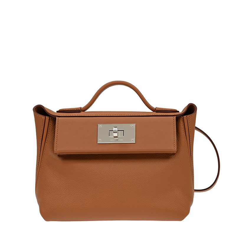 NEW HERMES HANDBAGS 2424-21CM 37 SHOULDER BAG/CROSSBODY BAG /HANDBAG GOLD