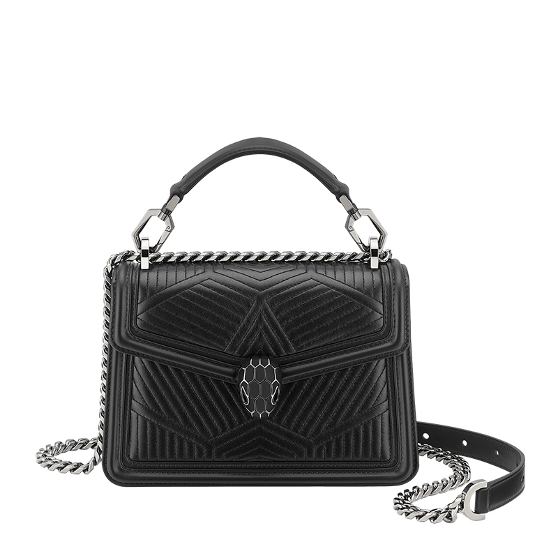 NEW BULGARI HANDBAGS SERPENTI DIAMOND BLAST 290031 SHOULDER BAG