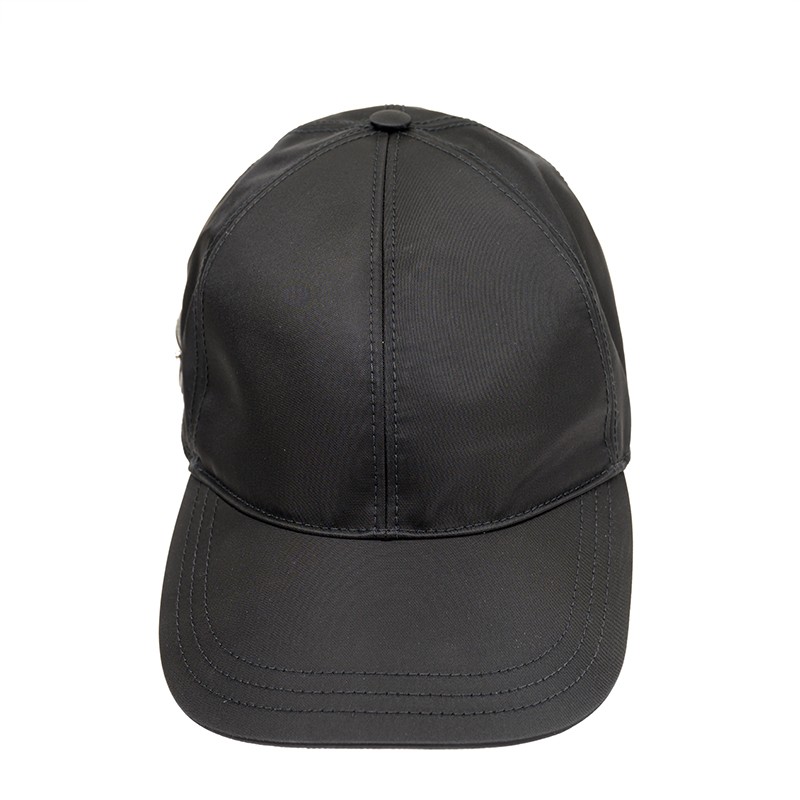 NEW PRADA HATS 2HC274 2DMI F0002 BLACK CANVAS L