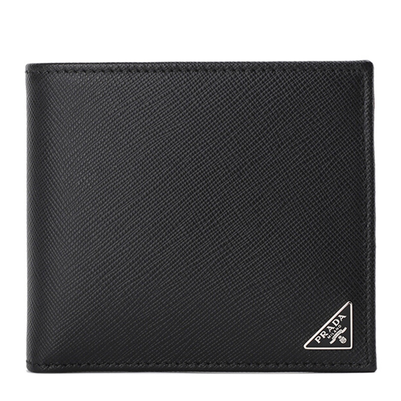 NEW PRADA WALLETS 2MO738 QHH F0002 SHORT FOLD WALLET