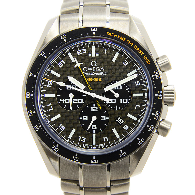 全新omega 欧米茄 超霸系列 hb-sia同轴gmt计时 钛合金 黑色 自动机芯