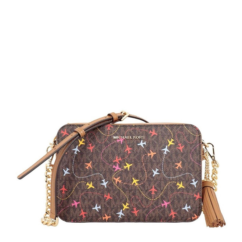 mk floral crossbody