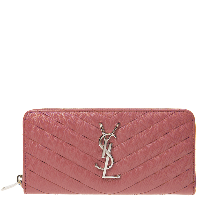 ysl long zip wallet