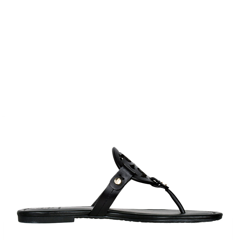 tory burch black slippers