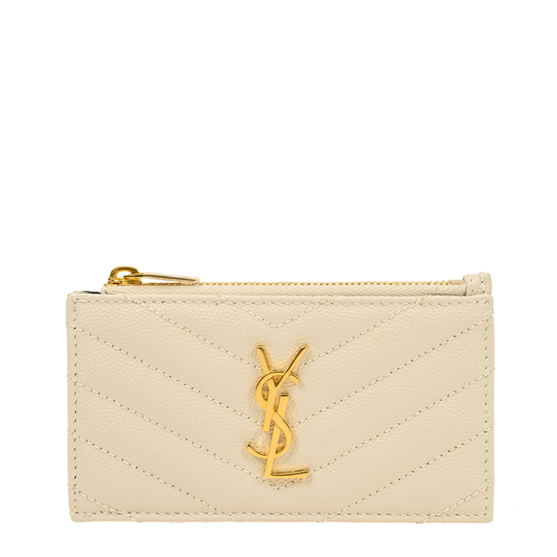Ysl cream wallet Clearance