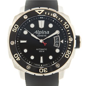 全新 alpina 阿帕那 extreme diver 精钢 黑色 自动机芯 al-525lbav26