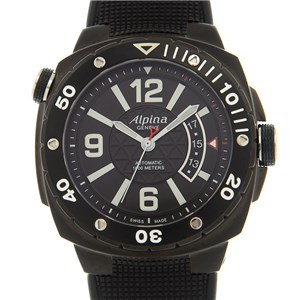 全新 alpina 阿帕那 extreme diver 精钢 黑色 自动机芯 al-525lbb5