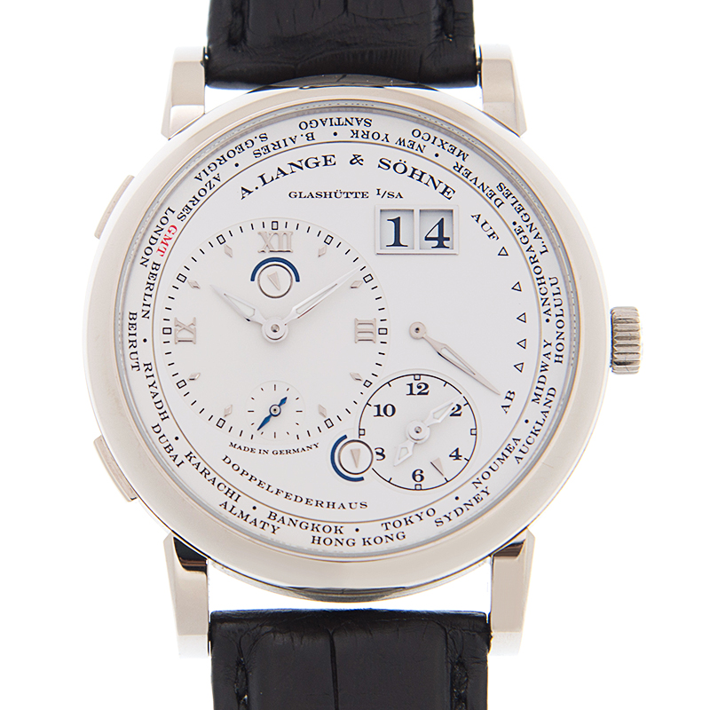 全新alange & sohne 朗格 朗格1系列 18kt白金 白色 手动机芯 alange