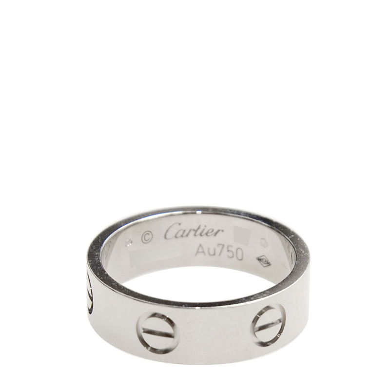 Cartier love ring hot sale silver price