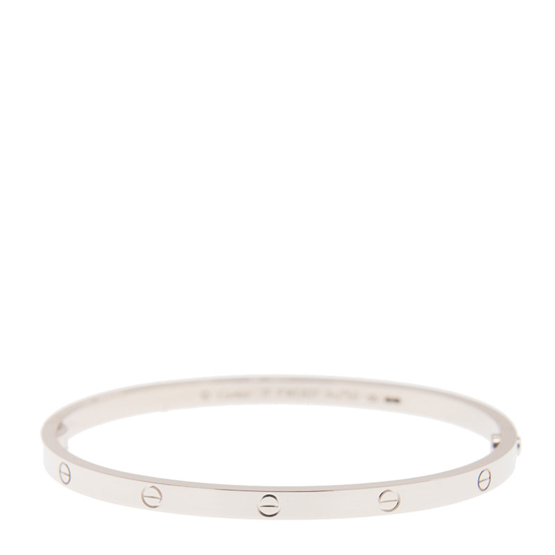 Weight of cartier online love bracelet size 18