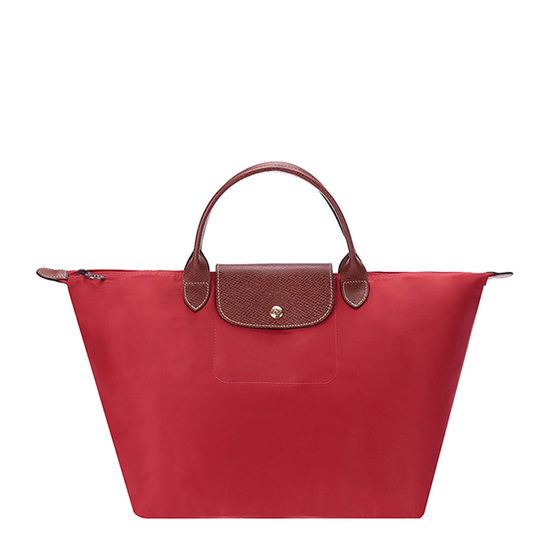 Longchamp red online handbag