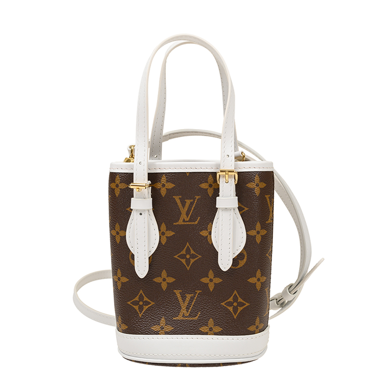 NEW LOUIS VUITTON BAGS NANO BUCKET M81489 SHOULDER BAG/CROSSBODY BAG  /HANDBAG MONOGRAM