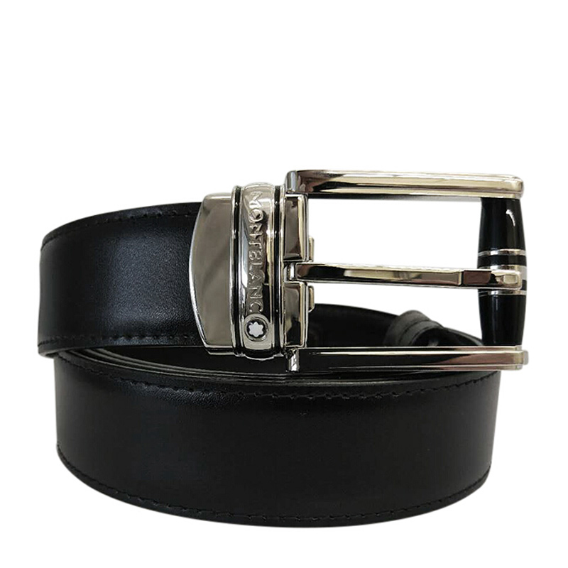 NEW MONT BLANC BELTS 114386 CALFSKIN 120CM