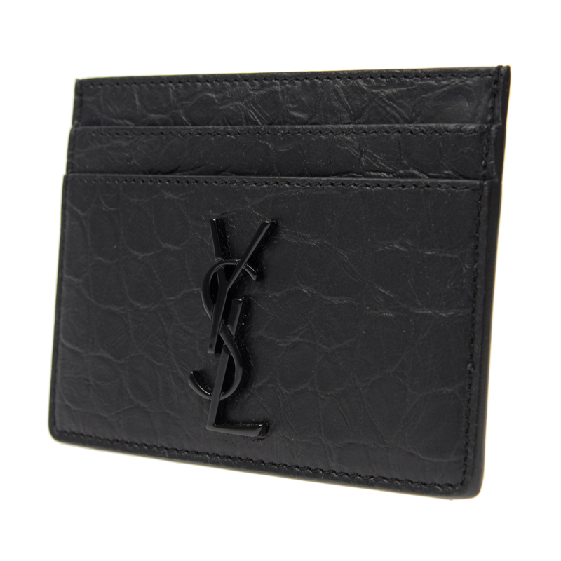 NEW YSL SAINT LAURENT WALLETS 485631 C9H0U 1000 CARD HOLDER - Celebrity  standing