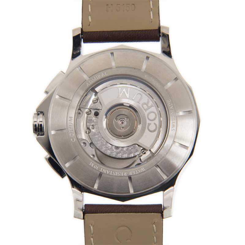全新corum 昆仑 海军上将杯系列 精钢 银色 自动机芯 a984/03551