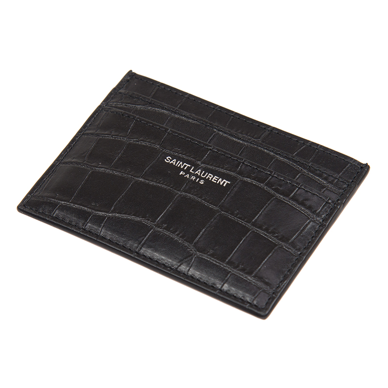 NEW YSL SAINT LAURENT WALLETS 375946 DZE0E 1000 CARD HOLDER