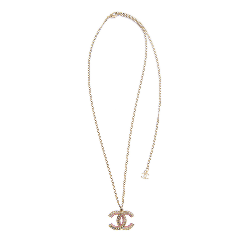 Chanel necklace deals rose gold