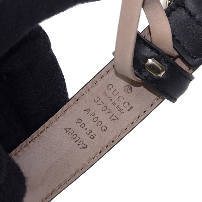 GUCCI BELTS 370717 AP00G 1000 LEATHER 85CM