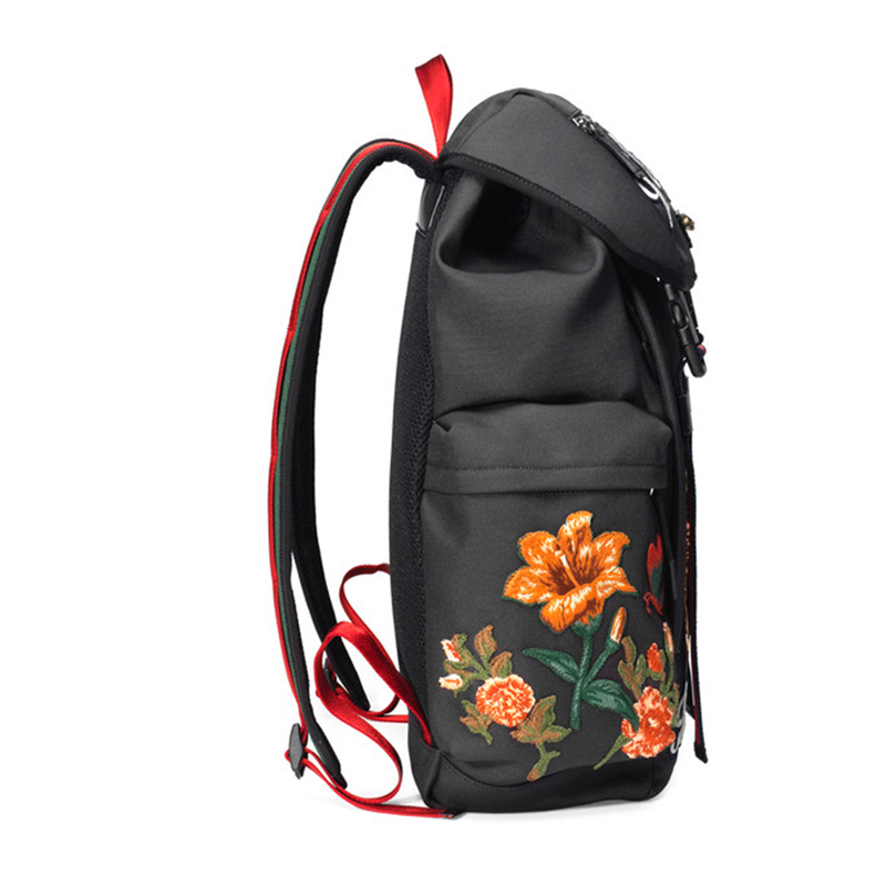 gucci blue flower backpack