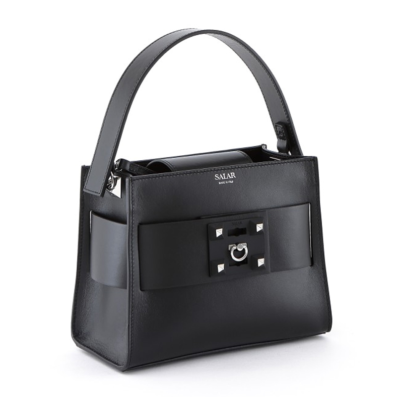 全新salar milano 塞拉 手袋 r19lubg1 牛皮 黑色