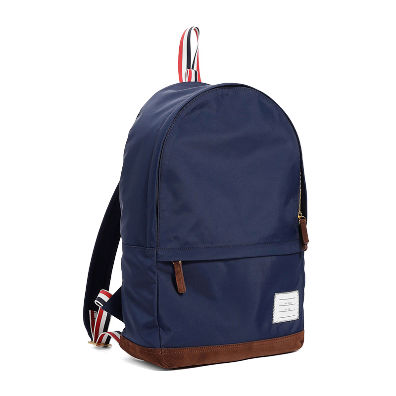 全新thom browne 汤姆·布朗 背囊 mag118a3954 415 尼龙 蓝色