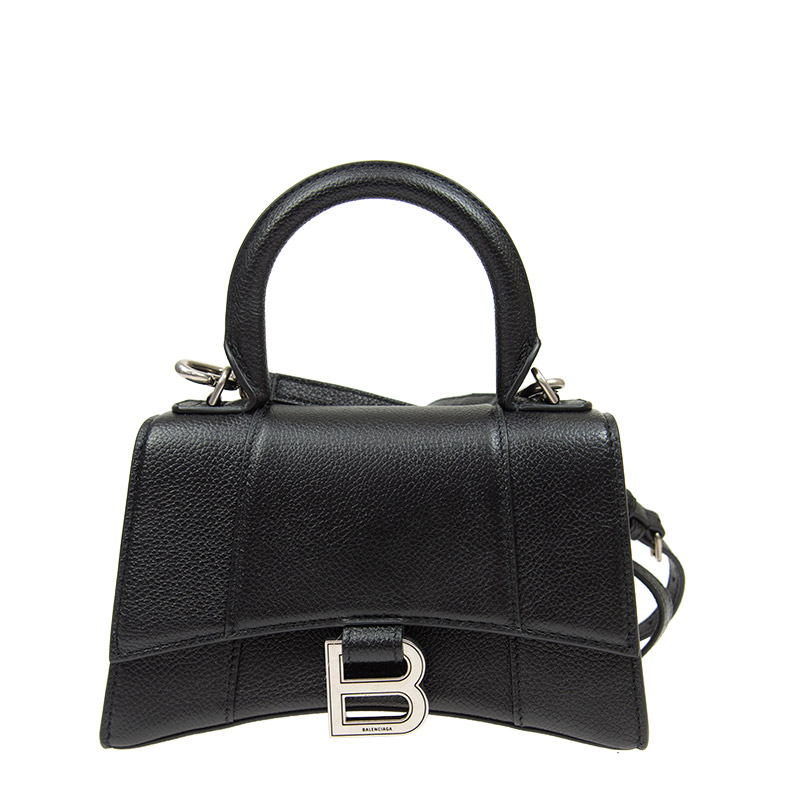 BALENCIAGA Handbags (5928331IZHY1000, 5928331IZHY 1000, 5928331IZHY, 592833  1IZHY 1000, 592833 1IZHY, BLACK LEATHER XS HOURGLASS HANDBAG) by  CiaoItalia- BUYMA