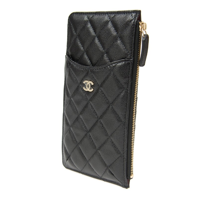 Chanel sales zipper wallet