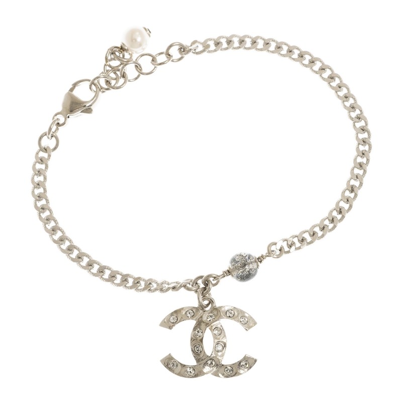 NEW CHANEL BRACELET AB6921 SS METAL SILVER