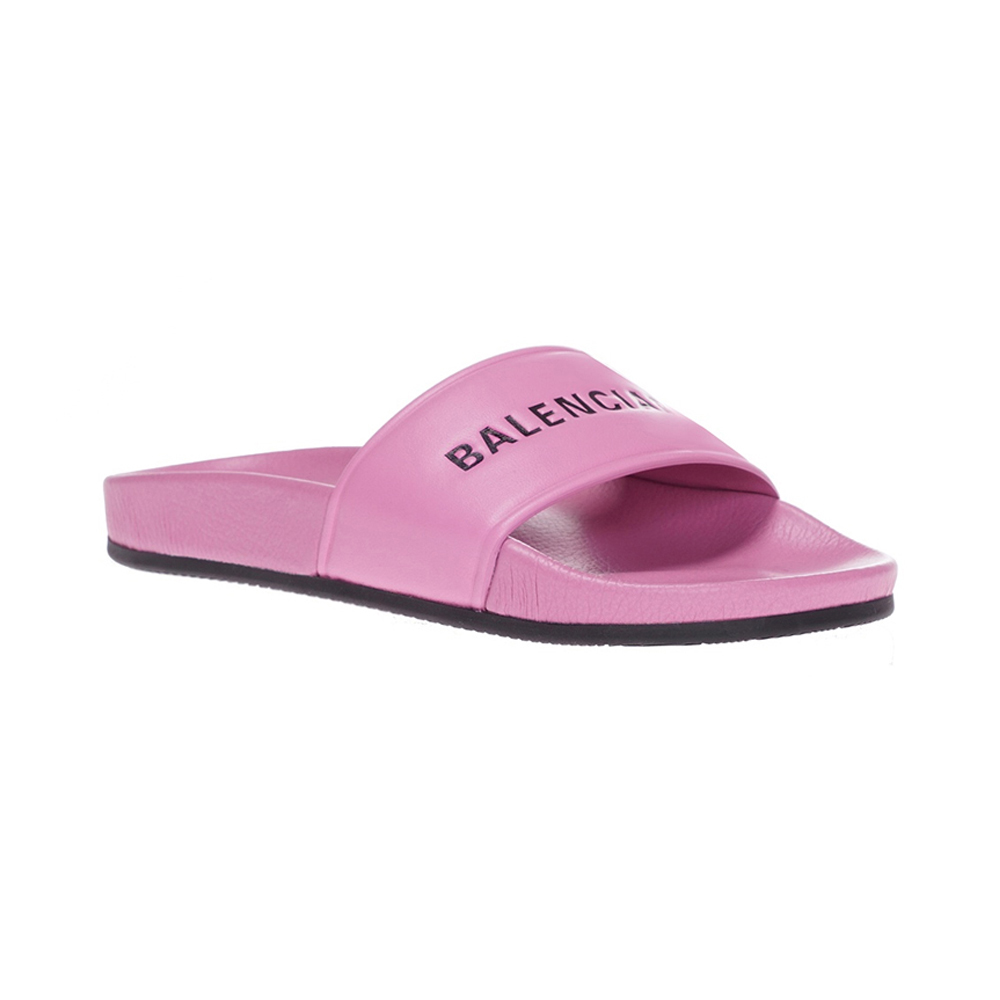 Pink best sale balenciaga slippers